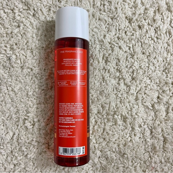 Bath & Body Works Vacation Vibes whipped pistachio & amber fine fragrance mist - Picture 2 of 3